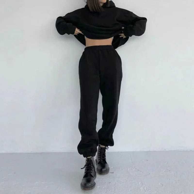 Women's sports set: Lightweight sweatshirt for spring & summer style 1