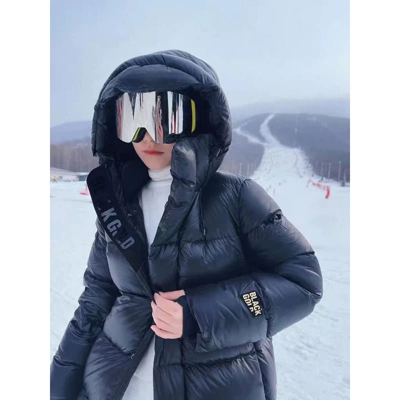 Women's stylish long padded jacket 3