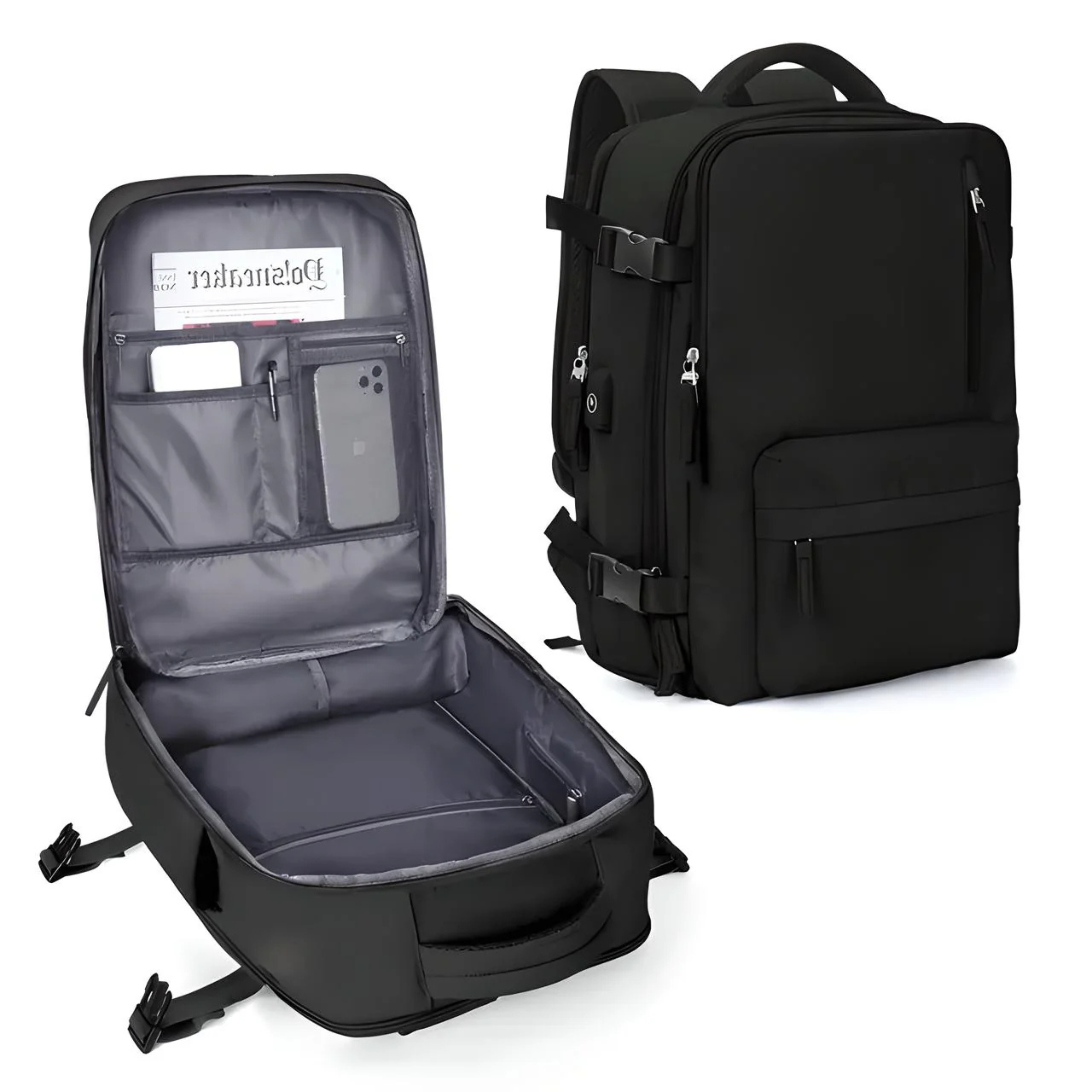 Men's Travel Backpack | Expandable Carry-On with Laptop Compartment