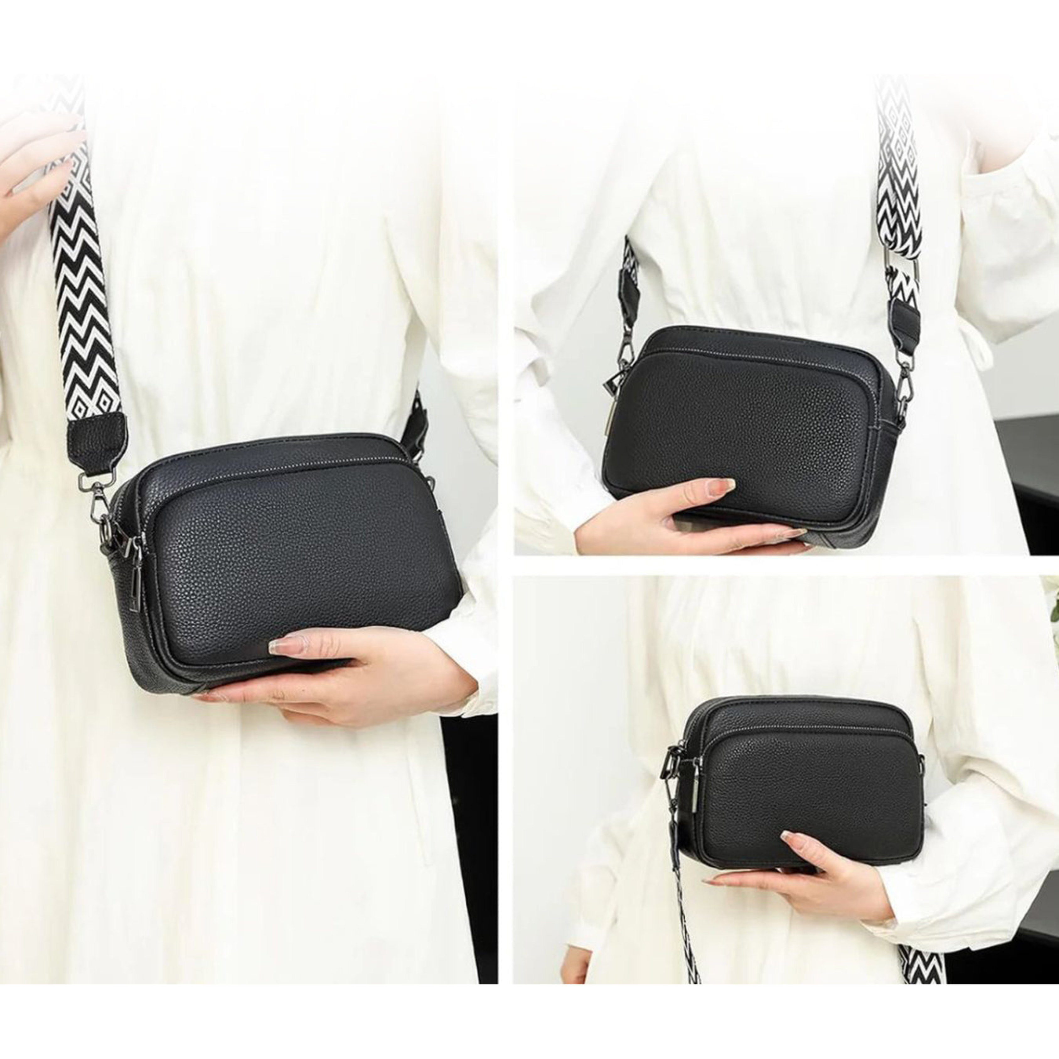 Women's Crossbody Bag | Chic Design with Multiple Pockets