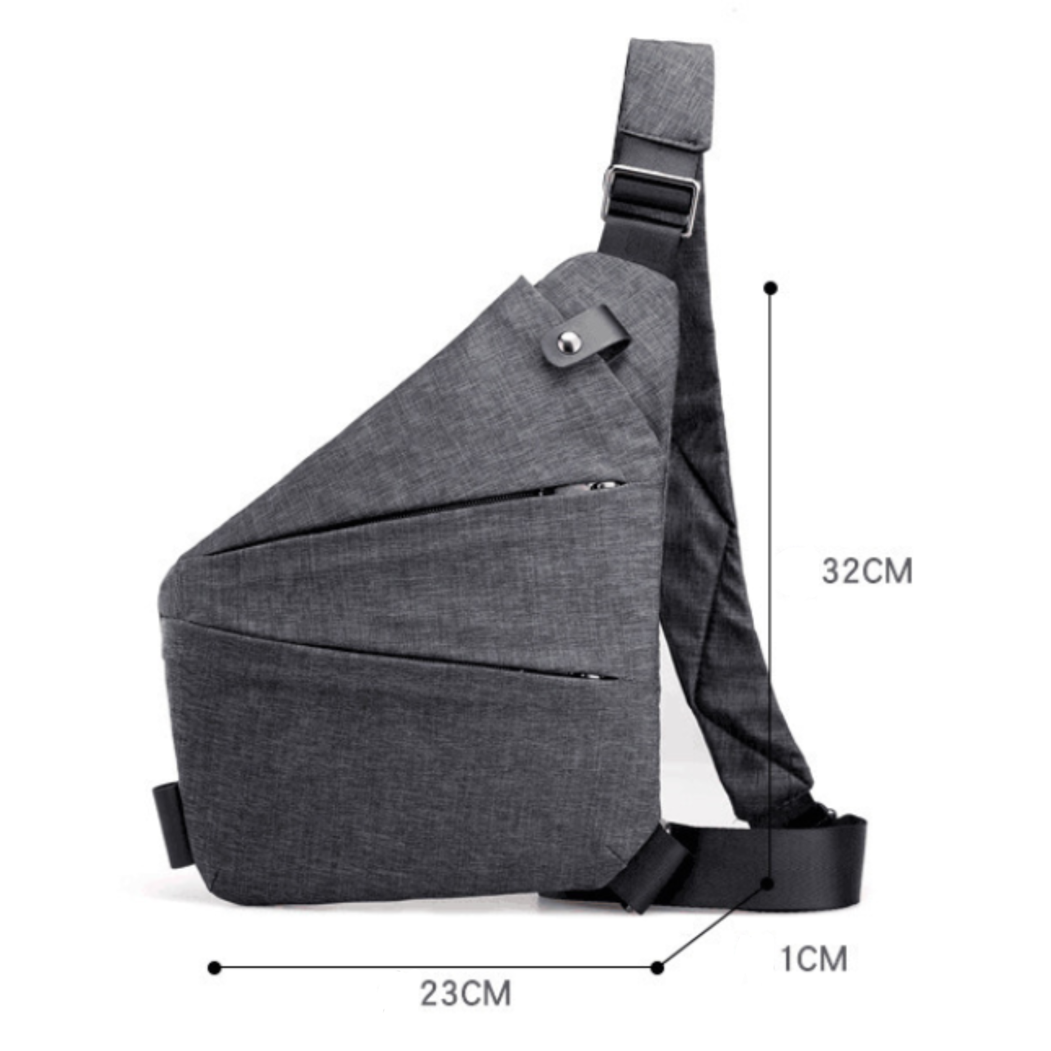 Anti-Theft Crossbody Sling Bag for Travel | RFID-Protected, Slash-Resistant