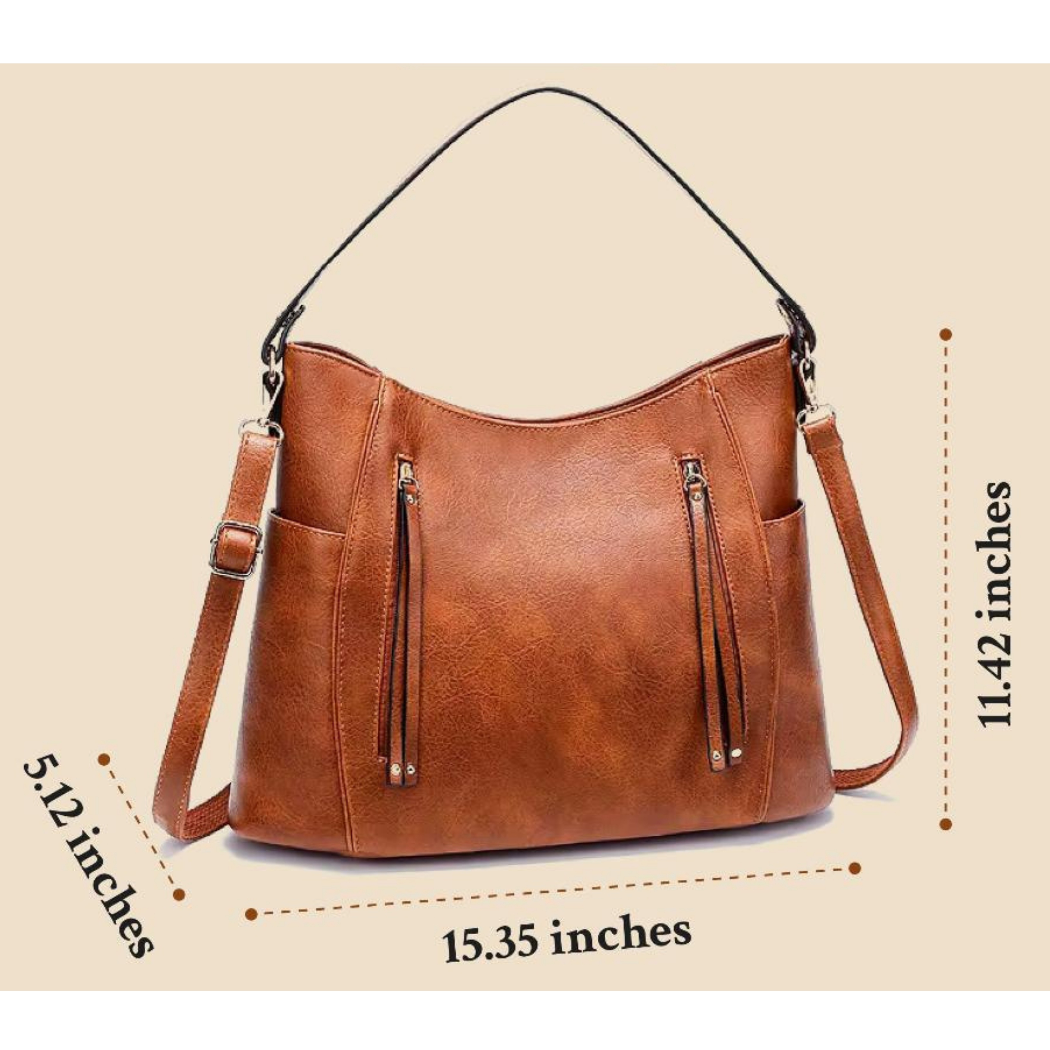 Women's Vintage Shoulder Bag | Elegant Everyday Essential