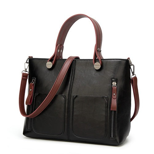 Shoulder Bag for Women with Vintage Design and Functional Features-5